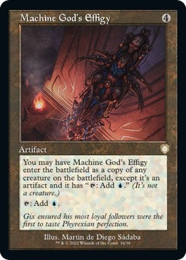 Image for Machine God's Effigy (Retro Frame) (16) [The Brothers' War] - Magic: The Gathering
