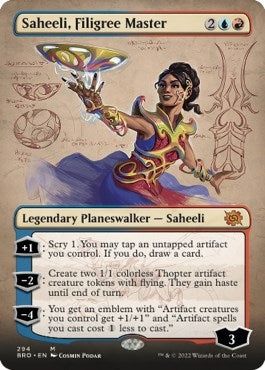 Image for Saheeli, Filigree Master (Borderless) (294) [The Brothers' War] - Magic: The Gathering