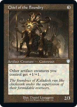 Image for Chief of the Foundry (Retro Frame) (134) [The Brothers' War] - Magic: The Gathering
