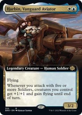 Image for Harbin, Vanguard Aviator (Extended Art) (355) [The Brothers' War] - Magic: The Gathering
