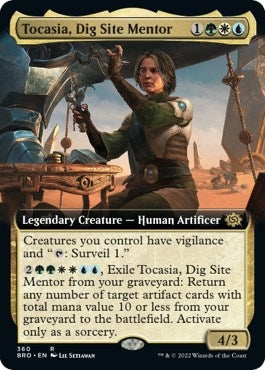 Image for Tocasia, Dig Site Mentor (Extended Art) (360) [The Brothers' War] - Magic: The Gathering