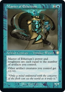 Image for Master of Etherium (Retro Frame) (86) [The Brothers' War] - Magic: The Gathering