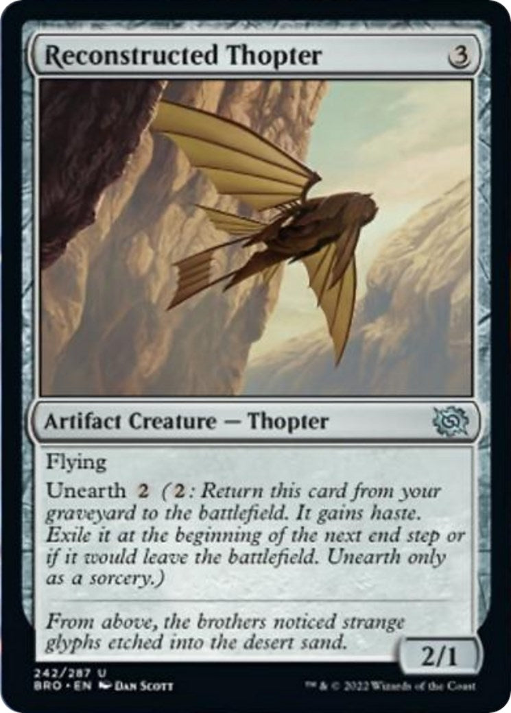 Image for Reconstructed Thopter (242) [The Brothers' War] - Magic: The Gathering