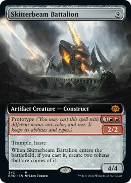 Image for Skitterbeam Battalion (Extended Art) (343) [The Brothers' War] - Magic: The Gathering