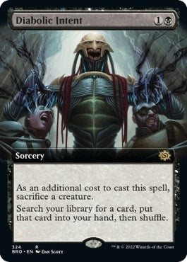 Image for Diabolic Intent (Extended Art) (324) [The Brothers' War] - Magic: The Gathering