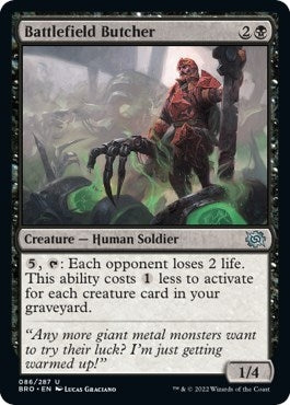 Image for Battlefield Butcher (86) [The Brothers' War] - Magic: The Gathering
