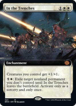 Image for In the Trenches (Extended Art) (301) [The Brothers' War] - Magic: The Gathering