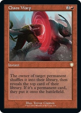 Image for Chaos Warp (Retro Frame) (114) [The Brothers' War] - Magic: The Gathering