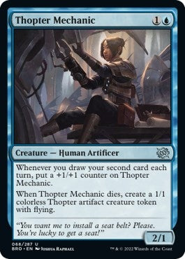 Image for Thopter Mechanic (68) [The Brothers' War] - Magic: The Gathering