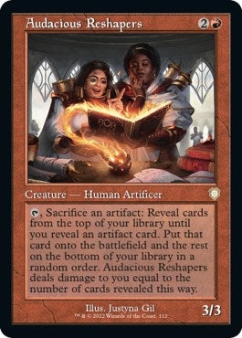 Image for Audacious Reshapers (Retro Frame) (112) [The Brothers' War] - Magic: The Gathering