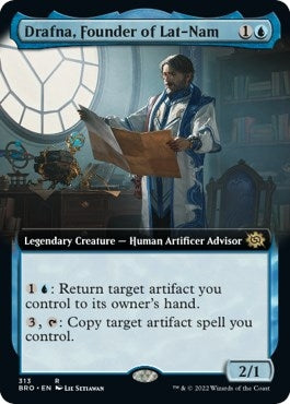 Image for Drafna, Founder of Lat-Nam (Extended Art) (313) [The Brothers' War] - Magic: The Gathering