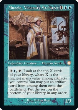 Image for Muzzio, Visionary Architect (Retro Frame) (89) [The Brothers' War] - Magic: The Gathering