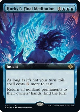 Image for Hurkyl's Final Meditation (Extended Art) (315) [The Brothers' War] - Magic: The Gathering