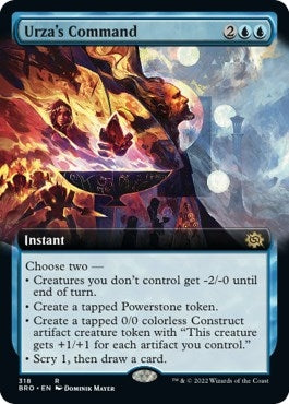 Image for Urza's Command (Extended Art) (318) [The Brothers' War] - Magic: The Gathering