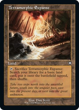 Image for Terramorphic Expanse (Retro Frame) (210) [The Brothers' War] - Magic: The Gathering