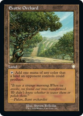 Image for Exotic Orchard (Retro Frame) (185) [The Brothers' War] - Magic: The Gathering