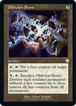 Image for Oblivion Stone (Retro Frame) (153) [The Brothers' War] - Magic: The Gathering