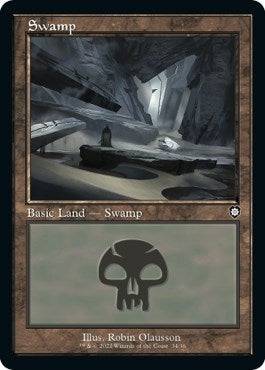 Image for Swamp (34) (Retro Frame) (34) [The Brothers' War] - Magic: The Gathering