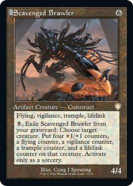 Image for Scavenged Brawler (Retro Frame) (17) [The Brothers' War] - Magic: The Gathering