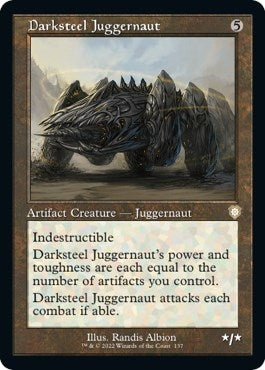 Image for Darksteel Juggernaut (Retro Frame) (137) [The Brothers' War] - Magic: The Gathering