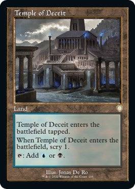 Image for Temple of Deceit (Retro Frame) (205) [The Brothers' War] - Magic: The Gathering