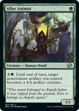 Image for Alloy Animist (166) [The Brothers' War] - Magic: The Gathering