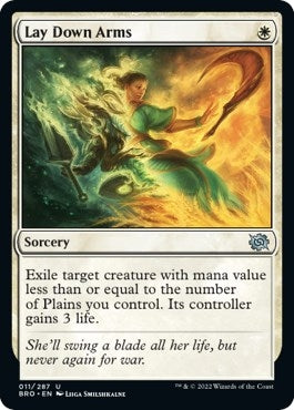 Image for Lay Down Arms (11) [The Brothers' War] - Magic: The Gathering
