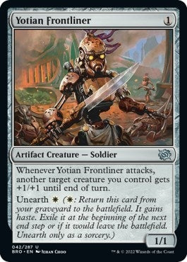 Image for Yotian Frontliner (42) [The Brothers' War] - Magic: The Gathering
