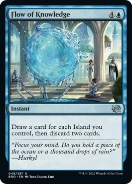 Image for Flow of Knowledge (49) [The Brothers' War] - Magic: The Gathering