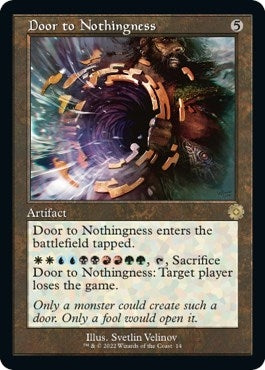 Image for Door to Nothingness (14) [The Brothers' War: Retro Frame Artifacts] - Magic: The Gathering