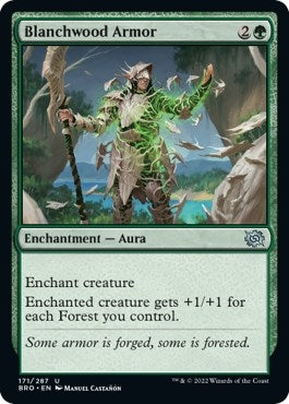 Image for Blanchwood Armor (171) [The Brothers' War] - Magic: The Gathering