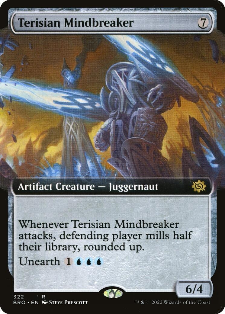 Image for Terisian Mindbreaker (Extended Art) (322) [The Brothers' War] - Magic: The Gathering