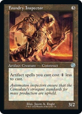 Image for Foundry Inspector (16) [The Brothers' War: Retro Frame Artifacts] - Magic: The Gathering