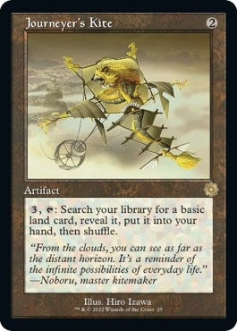 Image for Journeyer's Kite (25) [The Brothers' War: Retro Frame Artifacts] - Magic: The Gathering