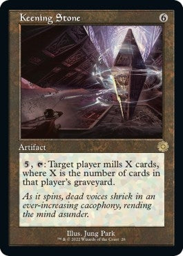 Image for Keening Stone (26) [The Brothers' War: Retro Frame Artifacts] - Magic: The Gathering