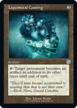 Image for Liquimetal Coating (28) [The Brothers' War: Retro Frame Artifacts] - Magic: The Gathering