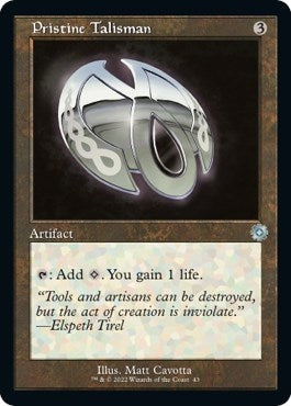 Image for Pristine Talisman (43) [The Brothers' War: Retro Frame Artifacts] - Magic: The Gathering