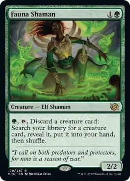 Image for Fauna Shaman (179) [The Brothers' War] - Magic: The Gathering