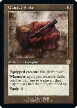 Image for Quietus Spike (46) [The Brothers' War: Retro Frame Artifacts] - Magic: The Gathering