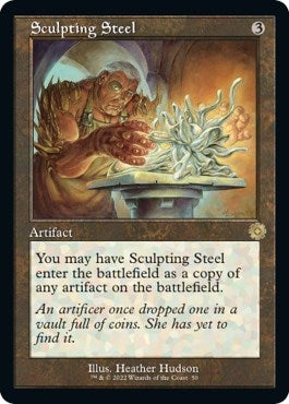 Image for Sculpting Steel (50) [The Brothers' War: Retro Frame Artifacts] - Magic: The Gathering