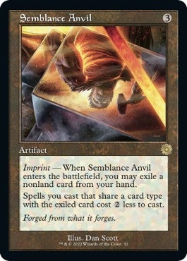 Image for Semblance Anvil (52) [The Brothers' War: Retro Frame Artifacts] - Magic: The Gathering