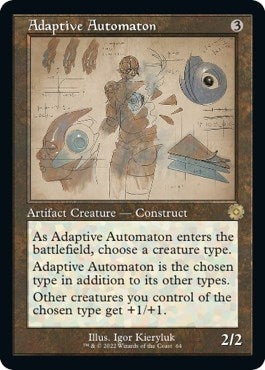 Image for Adaptive Automaton (Schematic) (64) [The Brothers' War: Retro Frame Artifacts] - Magic: The Gathering