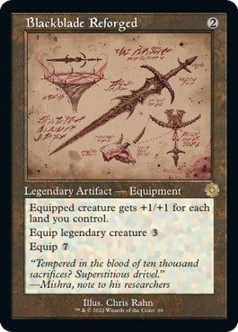 Image for Blackblade Reforged (Schematic) (69) [The Brothers' War: Retro Frame Artifacts] - Magic: The Gathering