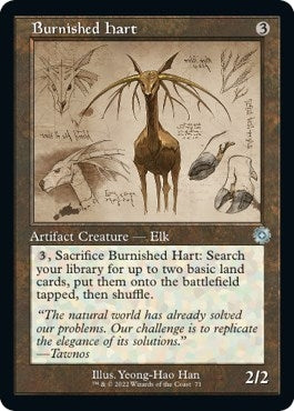 Burnished Hart (Schematic) (71) [The Brothers' War: Retro Frame Artifacts]