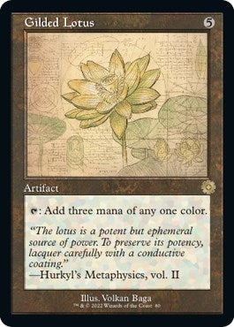 Image for Gilded Lotus (Schematic) (80) [The Brothers' War: Retro Frame Artifacts] - Magic: The Gathering