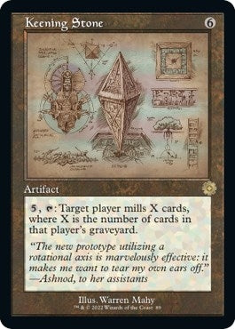 Image for Keening Stone (Schematic) (89) [The Brothers' War: Retro Frame Artifacts] - Magic: The Gathering