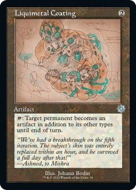Image for Liquimetal Coating (Schematic) (91) [The Brothers' War: Retro Frame Artifacts] - Magic: The Gathering