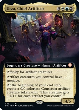 Image for Urza, Chief Artificer (Extended Art) (49) [The Brothers' War] - Magic: The Gathering