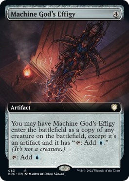 Image for Machine God's Effigy (Extended Art) (63) [The Brothers' War] - Magic: The Gathering