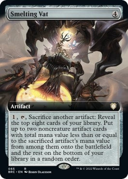 Image for Smelting Vat (Extended Art) (65) [The Brothers' War] - Magic: The Gathering
